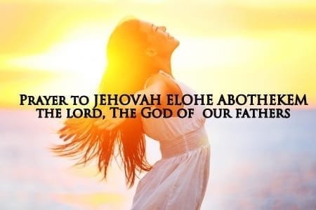 Jehovah Elohe Abothekem